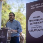 “Vamos a generar bienestar y desarrollo económico”: Juan de Dios Gámez al iniciar la construcción de la nueva Planta Potabilizadora Norte