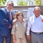 Develan placa con nombre de Álvaro Vega Gaxiola en la plazuela del Ejido Mochis