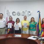 CEAIP se viste de colores: coloca la bandera de la diversidad para visibilizar a las personas de la comunidad LGBT+