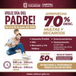 Ayuntamiento de Culiacán invita a aprovechar descuentos por el Día del Padre