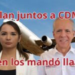 La fiscal y Gerardo Vargas viajan juntos a la Ciudad de México