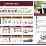 Listo el Calendario Escolar 2025-2026 para Sinaloa