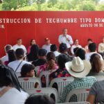 Encabeza el Alcalde de Navolato el inicio de la construcción de techumbre en plazuela