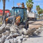 Ayuntamiento actúa de forma preventiva ante riesgo de socavones en importante bulevar.