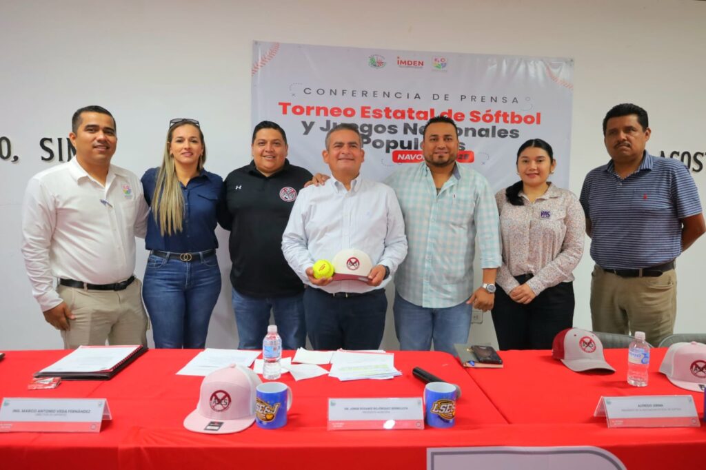 Navolato anuncia el Torneo Estatal de Sóftbol y la eliminatoria municipal de los Juegos Nacionales Populares 2025