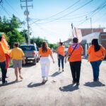 Realizan brigada de difusión por el Día Naranja en la colonia Constitución CROC