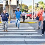 Ahome conmemora el Día Mundial del Peatón con llamado al respeto mutuo en la vía pública.