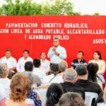 Arranca pavimentación y rehabilitación de calle Belén Torres en colonia El Rincón de Navolato