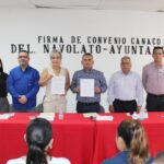 Alcalde de Navolato firma convenio de colaboración con CANACO para impulsar el crecimiento económico y empresarial