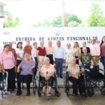 Presidenta del DIF Navolato, Dra. Mariela Berumen, entrega aparatos funcionales a personas con discapacidad y adultos mayores en Navolato