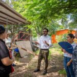 Juan de Dios Gámez se compromete a mejorar planteles educativos en Campesina El Barrio