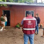 Cinco viviendas afectadas por las lluvias en el ejido El Chapeteado, Costa Rica: Jesús Bill Mendoza