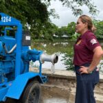 Realiza Claudia Valdez, recorrido por zonas afectadas por las lluvias.