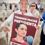 Alcalde Antonio Menéndez felicita a Claudia Sheinbaum por su primer año de Gobierno y destaca beneficios para Ahome.