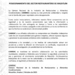 CANIRAC Mazatlán expresa solidaridad y reitera su compromiso con la legalidad