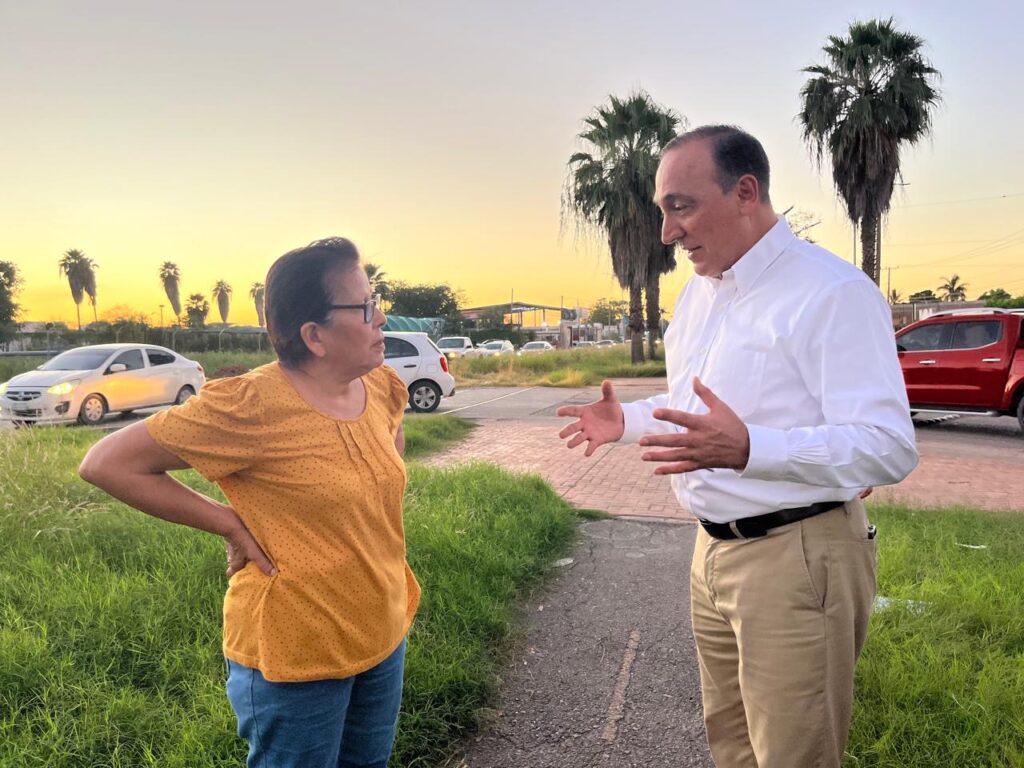 Antonio Menéndez y Cuerpo de Regidores supervisan puntos del socavón de Blvd. Centenario y Niños Héroes