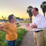 Antonio Menéndez y Cuerpo de Regidores supervisan puntos del socavón de Blvd. Centenario y Niños Héroes