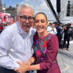 Gobernador Rocha presente en la celebración del primer año de labores de la presidenta Claudia Sheinbaum