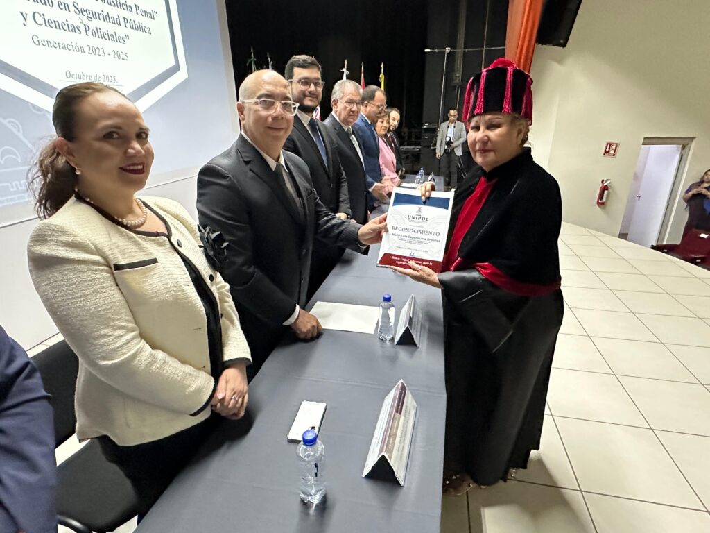 Culminan en Unipol, Doctorados en Justicia Penal y Seguridad Pública