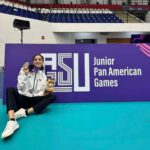 Andrea Félix, orgullo de la Facultad de Ingeniería de la UAS, logró la medalla de plata con la selección mexicana de voleibol en los Panamericanos Jr.