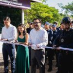 Fortalecen la seguridad y atención de visitantes a Parque Ecológico Culiacán con la instalación del módulo Red Púrpura