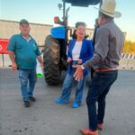 Roxana Rubio sostiene encuentro con líderes agrícolas en caseta Las Brisas