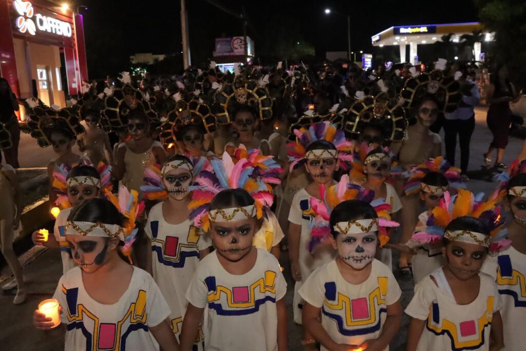 Majestuoso Festival de Día de Muertos en Rosario.