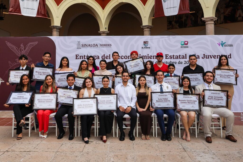 SINALOA RECONOCE Y CELEBRA A SUS JUVENTUDES EJEMPLARES CON EL PREMIO “RAFAEL BUELNA TENORIO”