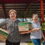 FAMILIAS DE LA COMUNIDAD HORNOS #1 RECIBEN APOYOS ALIMENTARIOS DE DIF SINALOA