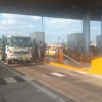 Manifestantes pedían “coperacha” en la caseta de El Pizal durante bloqueo de productores