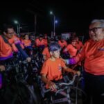 Con la participación de 1,300 ciclistas, Gobernador Rocha da el banderazo de arranque a la Rodada Naranja