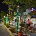 Servicios Públicos ya inició con la colocación de adornos navideños.