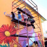 La Preparatoria Emiliano Zapata renovó uno de sus murales más representativos, en busca de transformar los espacios a través del arte