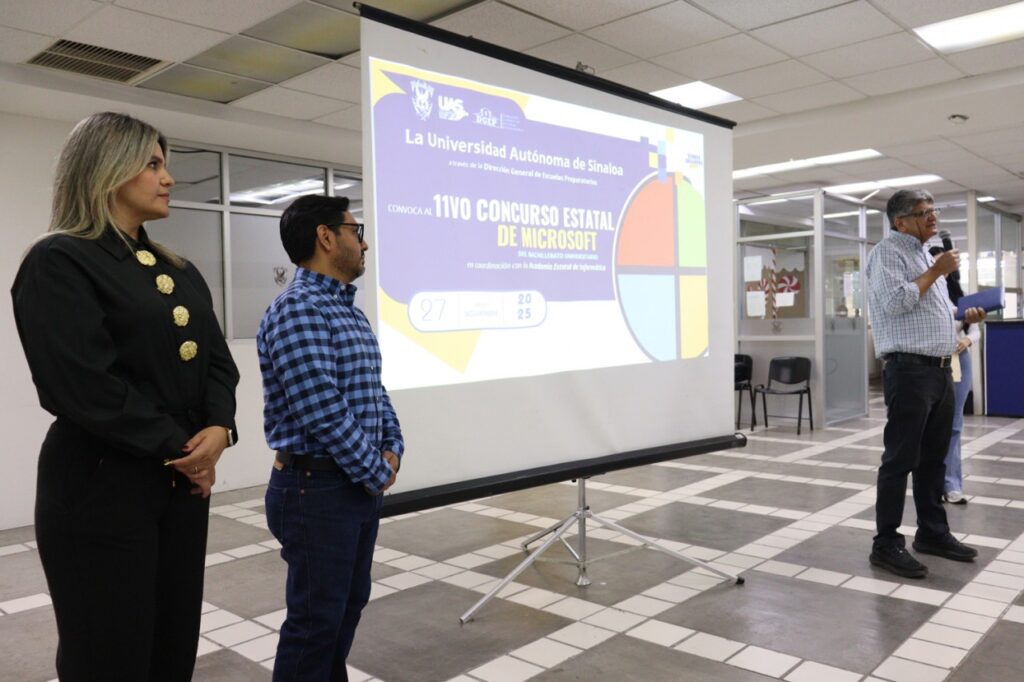 Realiza la UAS de manera simultánea el 11vo. Concurso Estatal de Microsoft del Bachillerato Universitario 2025, con la participación de 123 jóvenes talentos