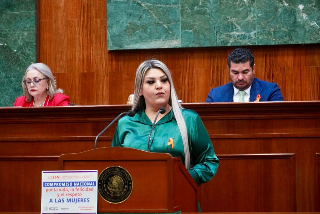Desde el Congreso de Sinaloa, diputada Karla Ulloa reafirma compromiso de Morena con la erradicación de la violencia contra niñas y mujeres