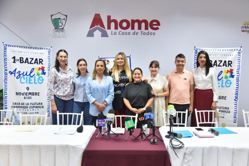 Por Humanismo e Inclusión Ayuntamiento de Ahome se suma al Primer Bazar Azul Cielo