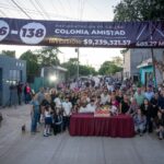Juan de Dios Gámez entrega tres calles pavimentadas en la colonia Amistad, al oriente de Culiacán