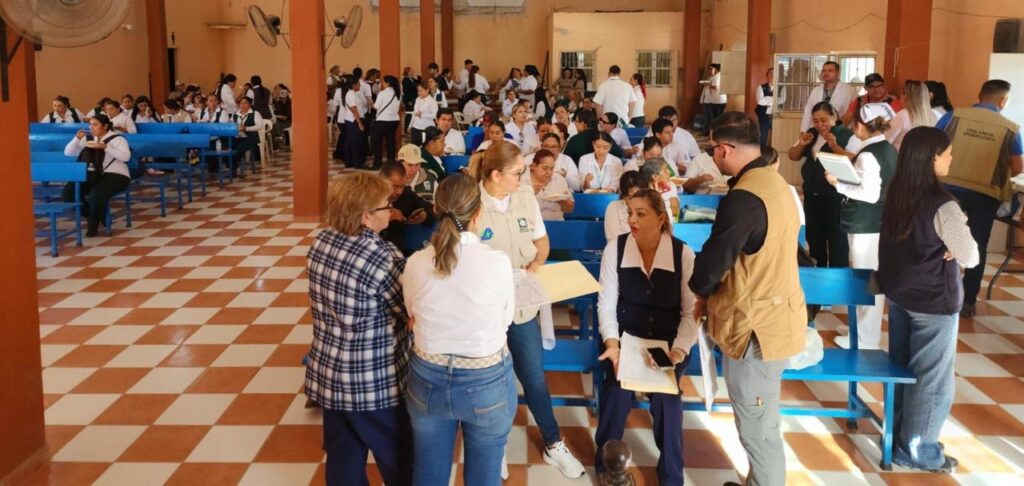 Realiza Secretaría de Salud jornada de vacunación contra el sarampión en Isla del Bosque, Escuinapa