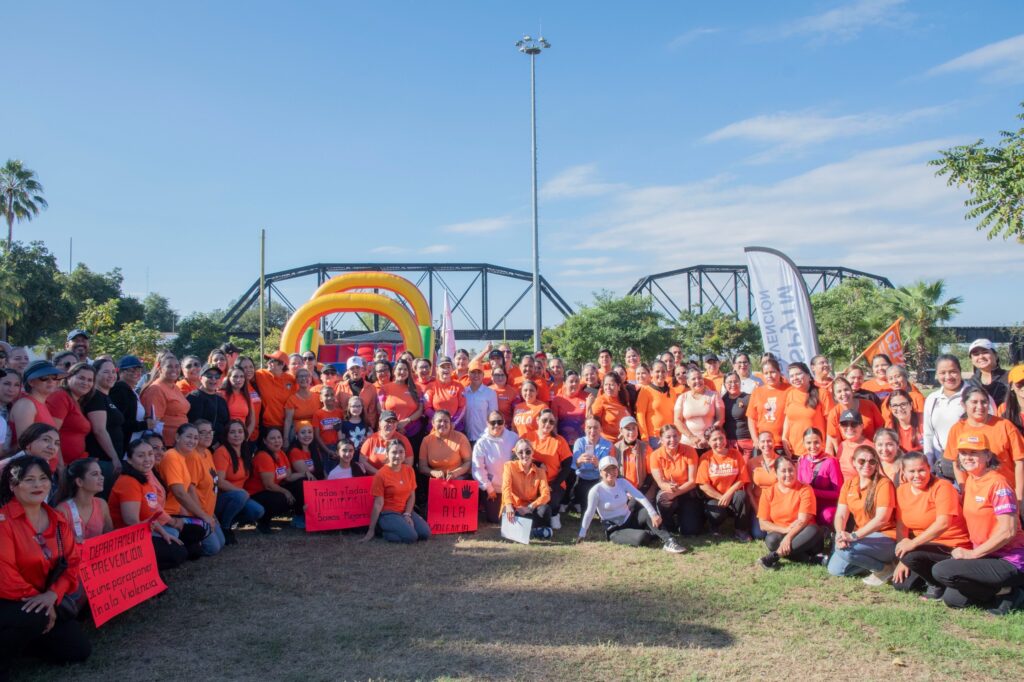 Rally deportivo une a instituciones en los 16 Días de Activismo en Culiacán