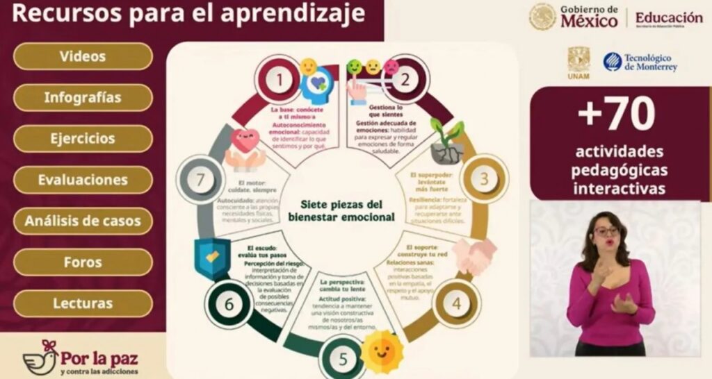 Anuncia el Rector que la Universidad iniciará la aplicación del curso “SanaMente LibreMente: jóvenes por la paz y contra las adicciones”, proyecto presentado por la Presidenta Claudia Sheinbaum