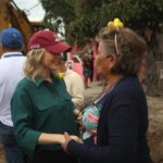 Supervisa la Presidenta Estrella Palacios obra de alcantarillado en Jabalíes