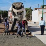 El Alcalde de Navolato supervisa obras de pavimentación y alumbrado para garantizar calidad y buen uso de recursos