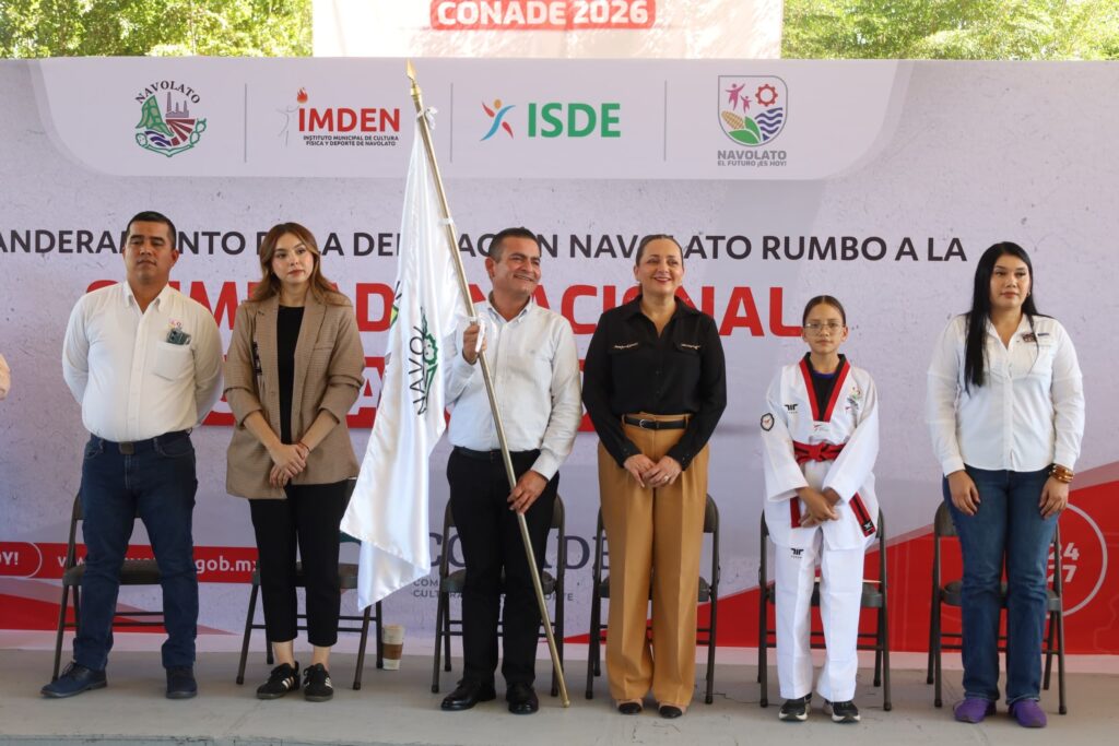 Navolato abanderó a su delegación rumbo a la Olimpiada Nacional CONADE 2026