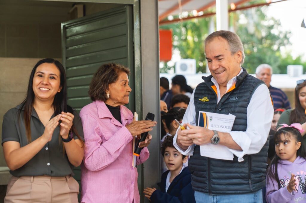 Empresarios liderados por Sergio “Pío” Esquer mejoran infraestructura en escuelas primarias