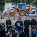 Juan de Dios Gámez inicia dos nuevas obras de pavimentación; “es un presidente municipal de hechos, no palabras”