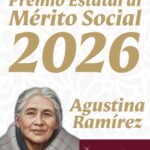 Últimos días para postular al Premio Estatal al Mérito Social 2026 “Agustina Ramírez”