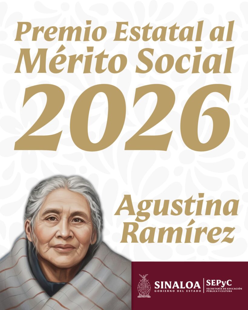 Últimos días para postular al Premio Estatal al Mérito Social 2026 “Agustina Ramírez”