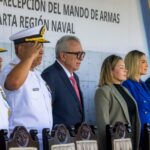 Atestigua Gobernador Rocha ceremonia de entrega-recepción del mando de armas de la Cuarta Región Naval