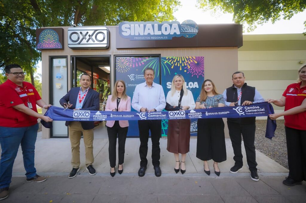 Gobierno de Sinaloa impulsa productos locales con “Exhibidor Camino Comercial” en tiendas OXXO