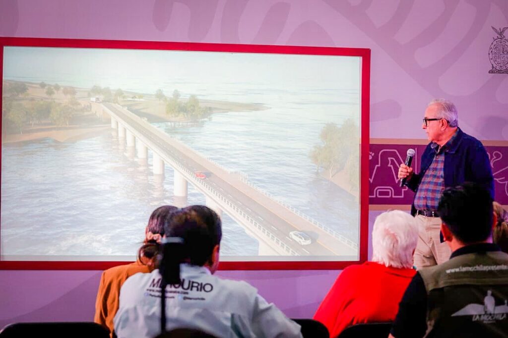 Puente de Bella Vista-Boca del Río-Las Glorias, va de acuerdo a lo planeado: Gobernador Rocha Moya